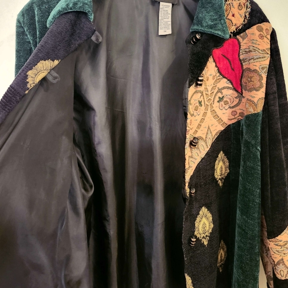 Embroidered Patchwork Jacket - Picture 3 of 10